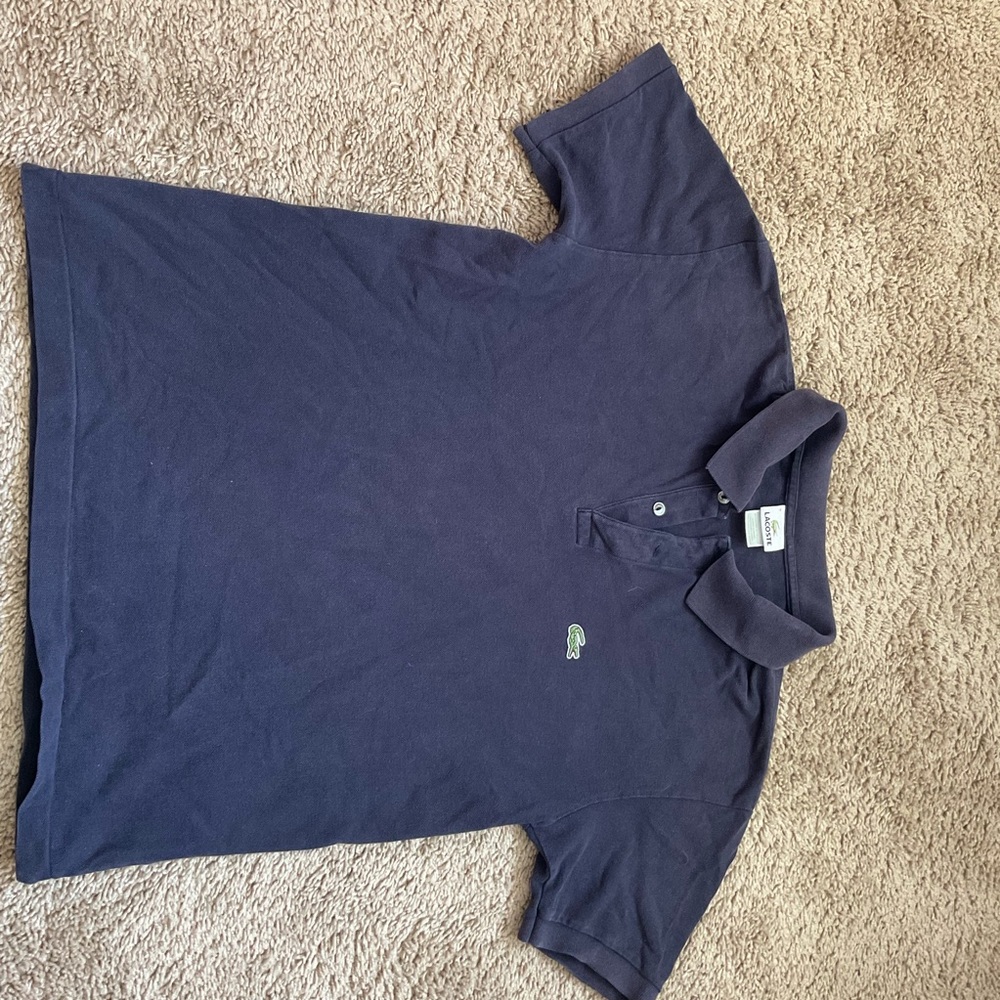 Lacoste Navy Blue Polo Shirt